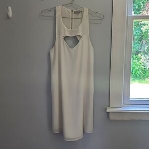 Naked zebra cutout dress